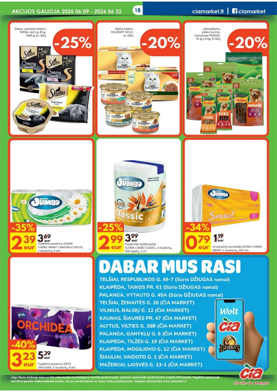 ČIA MARKET akcijų leidinys Nr. 12 puslapis 18