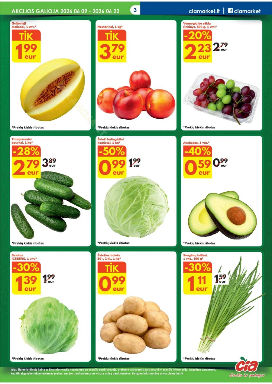 ČIA MARKET akcijų leidinys Nr. 12 puslapis 3