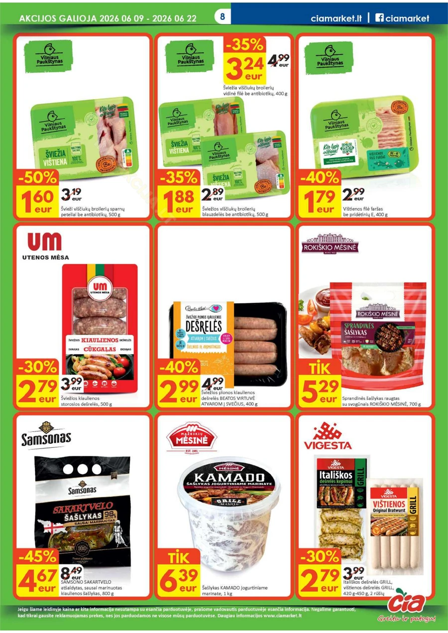 ČIA MARKET akcijų leidinys Nr. 12 puslapis 8