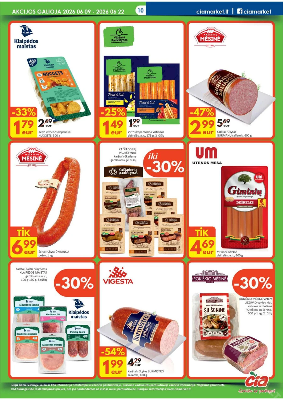 ČIA MARKET akcijų leidinys Nr. 12 puslapis 10