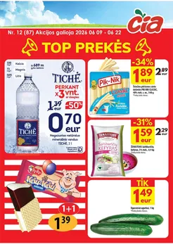 ČIA MARKET akcijų leidinys Nr. 12