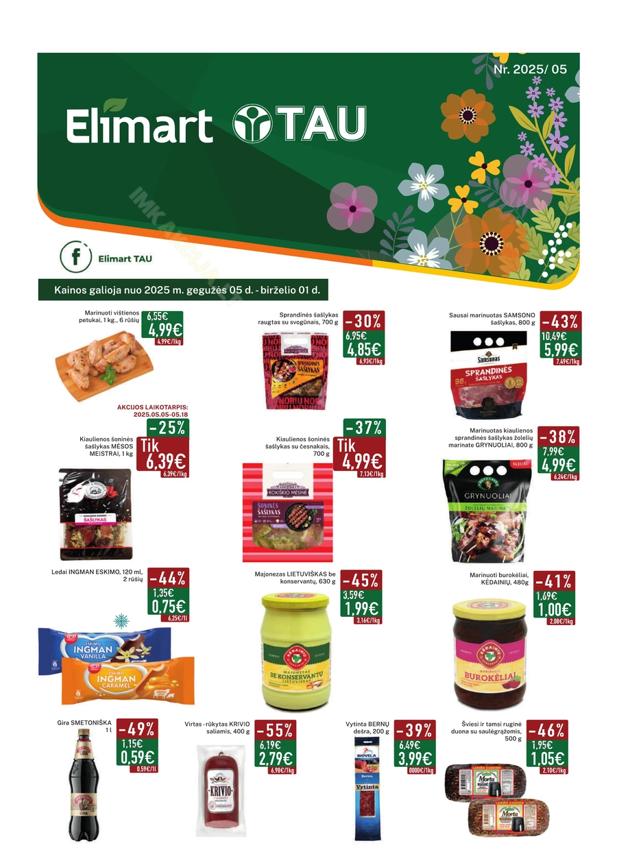 ELIMART, TAU akcijų leidinys Nr. 5 puslapis 1