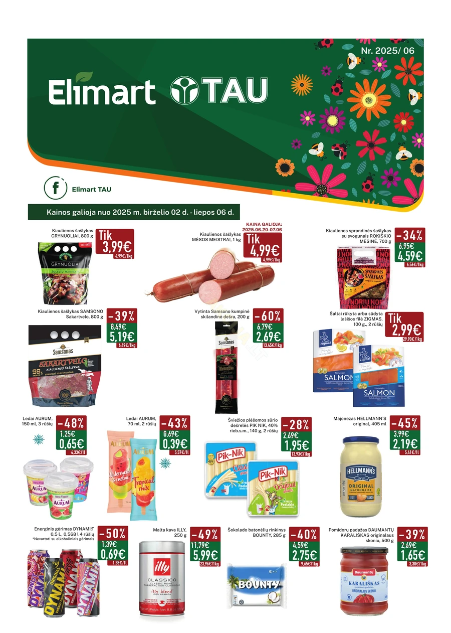 ELIMART, TAU akcijų leidinys Nr. 6 puslapis 1