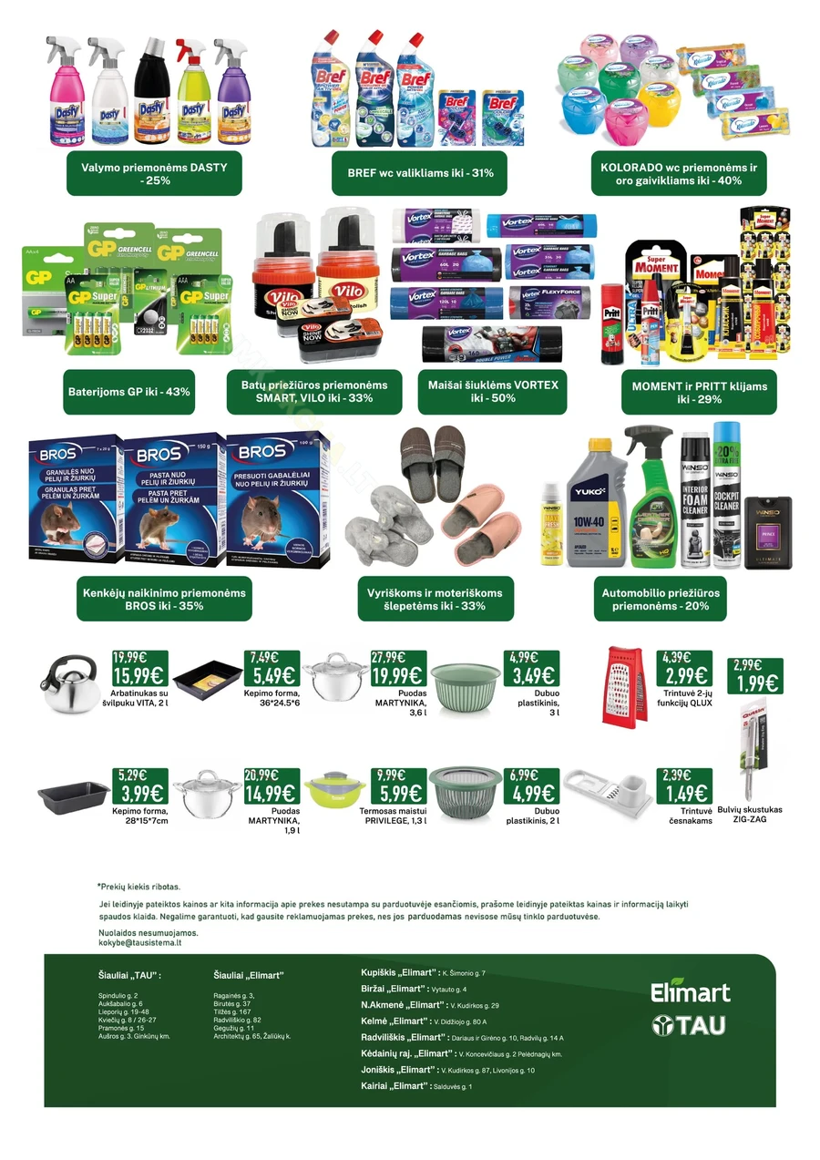 ELIMART, TAU akcijų leidinys Nr. 10 puslapis 16