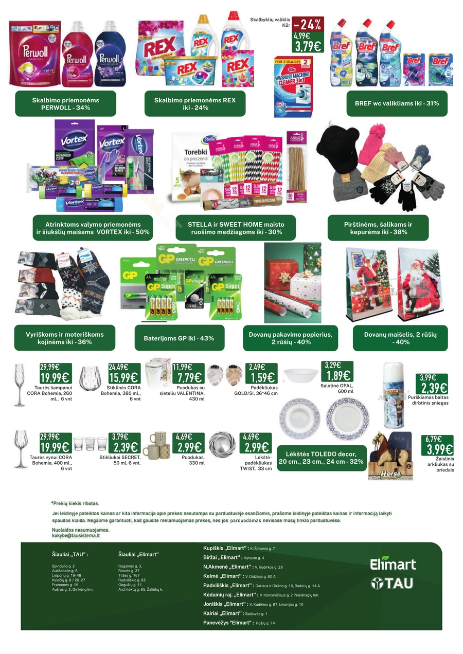 ELIMART, TAU akcijų leidinys Nr. 12 puslapis 16