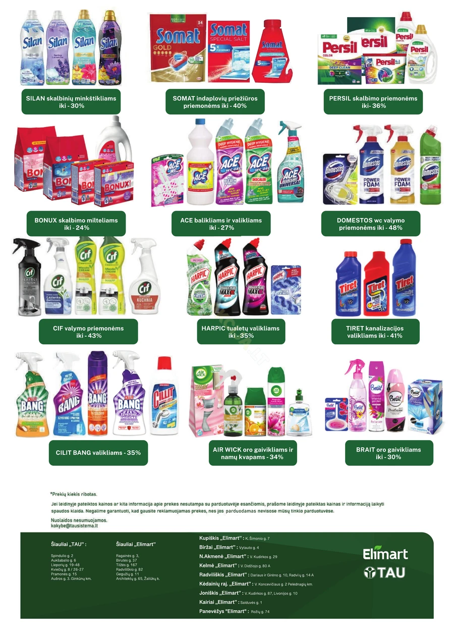 ELIMART, TAU akcijų leidinys Nr. 1 puslapis 16