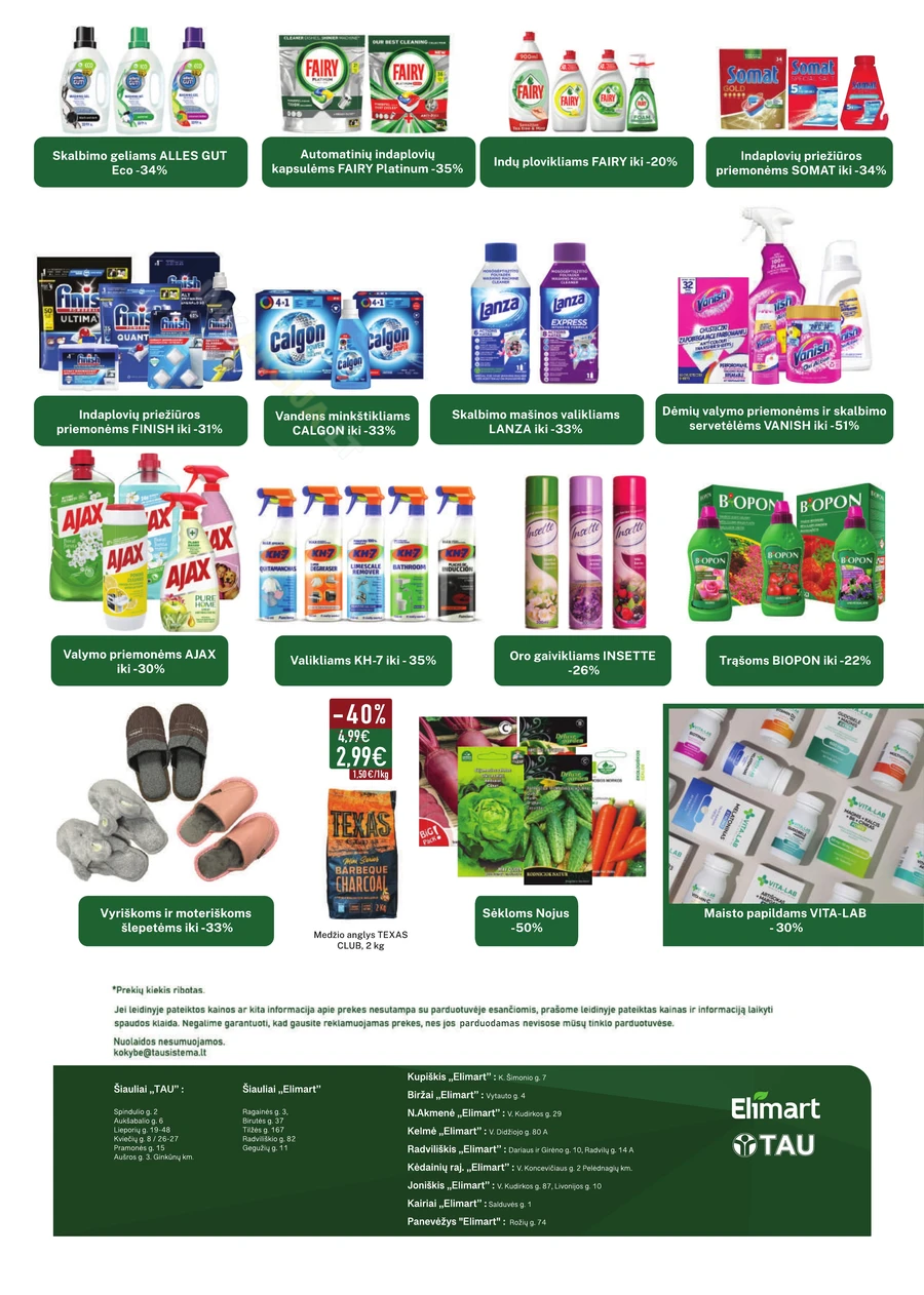 ELIMART, TAU akcijų leidinys Nr. 4 puslapis 16
