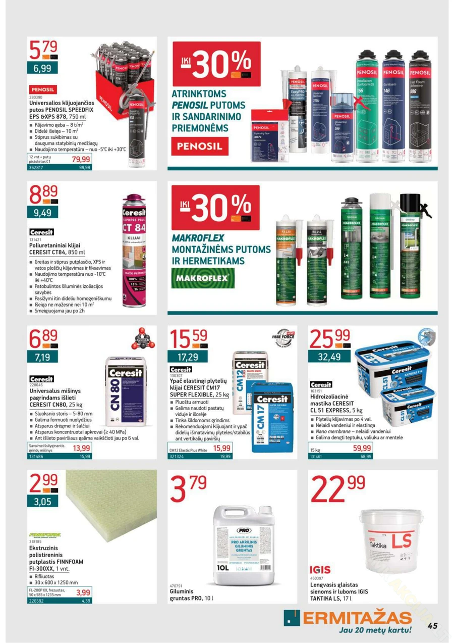 ERMITAŽAS akcijų leidinys Nr. 6 puslapis 45