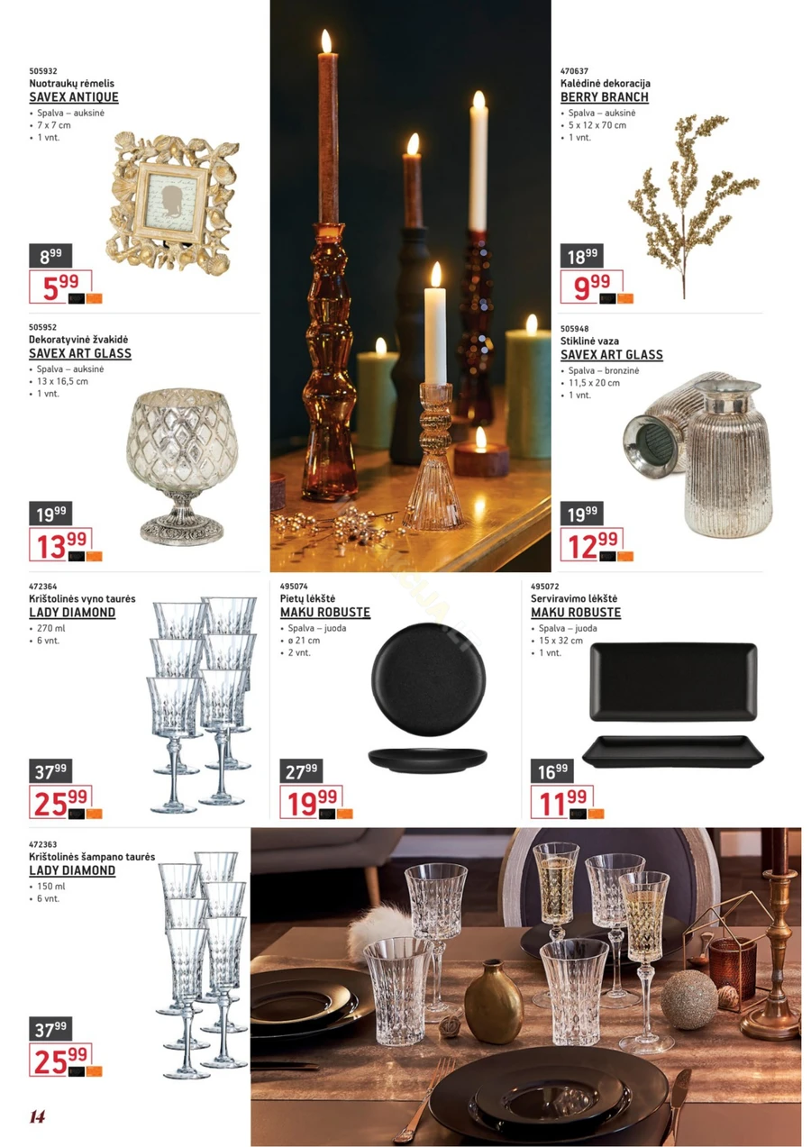 ERMITAŽAS Kalėdinis akcijų katalogas puslapis 14