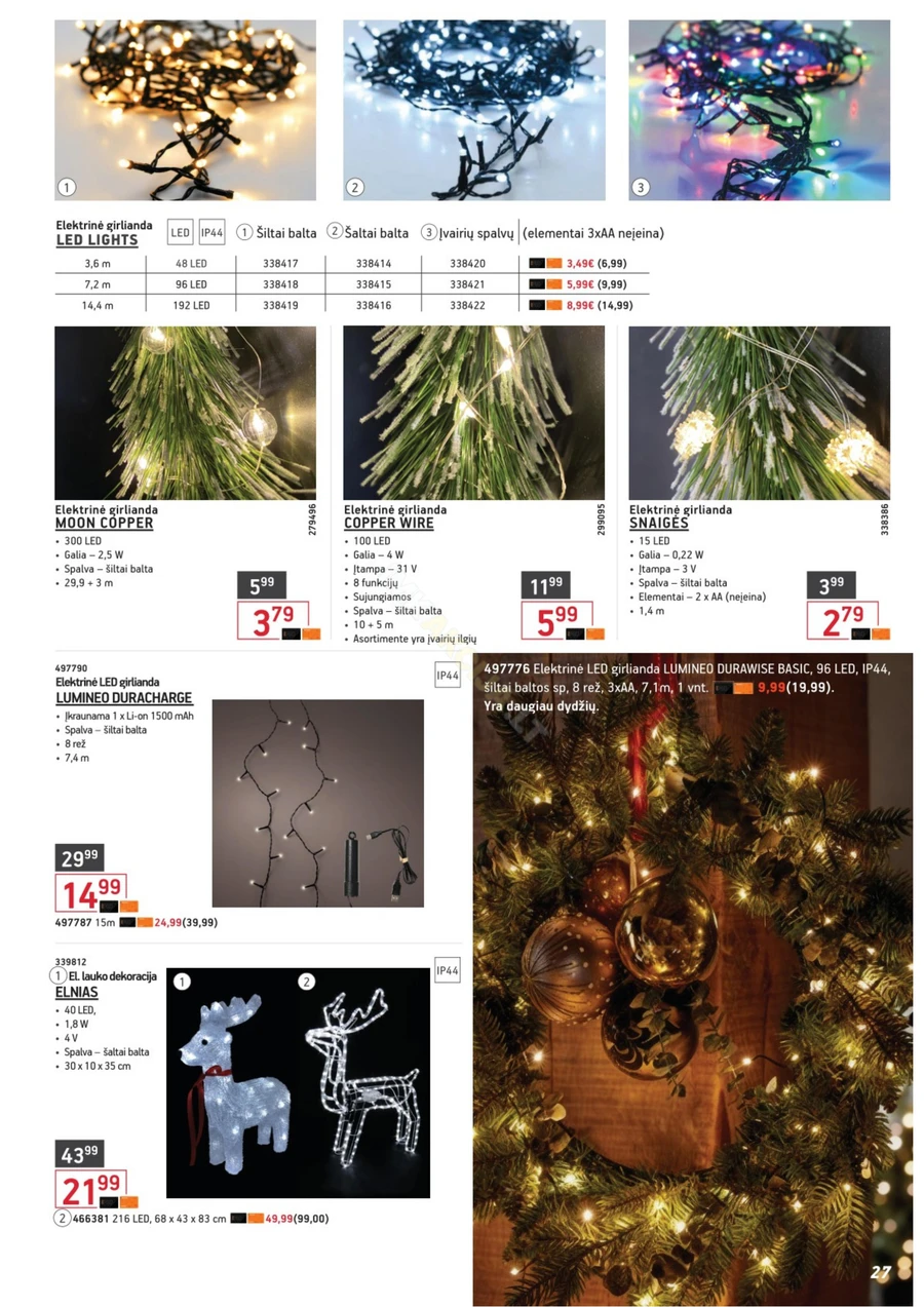 ERMITAŽAS Kalėdinis akcijų katalogas puslapis 27