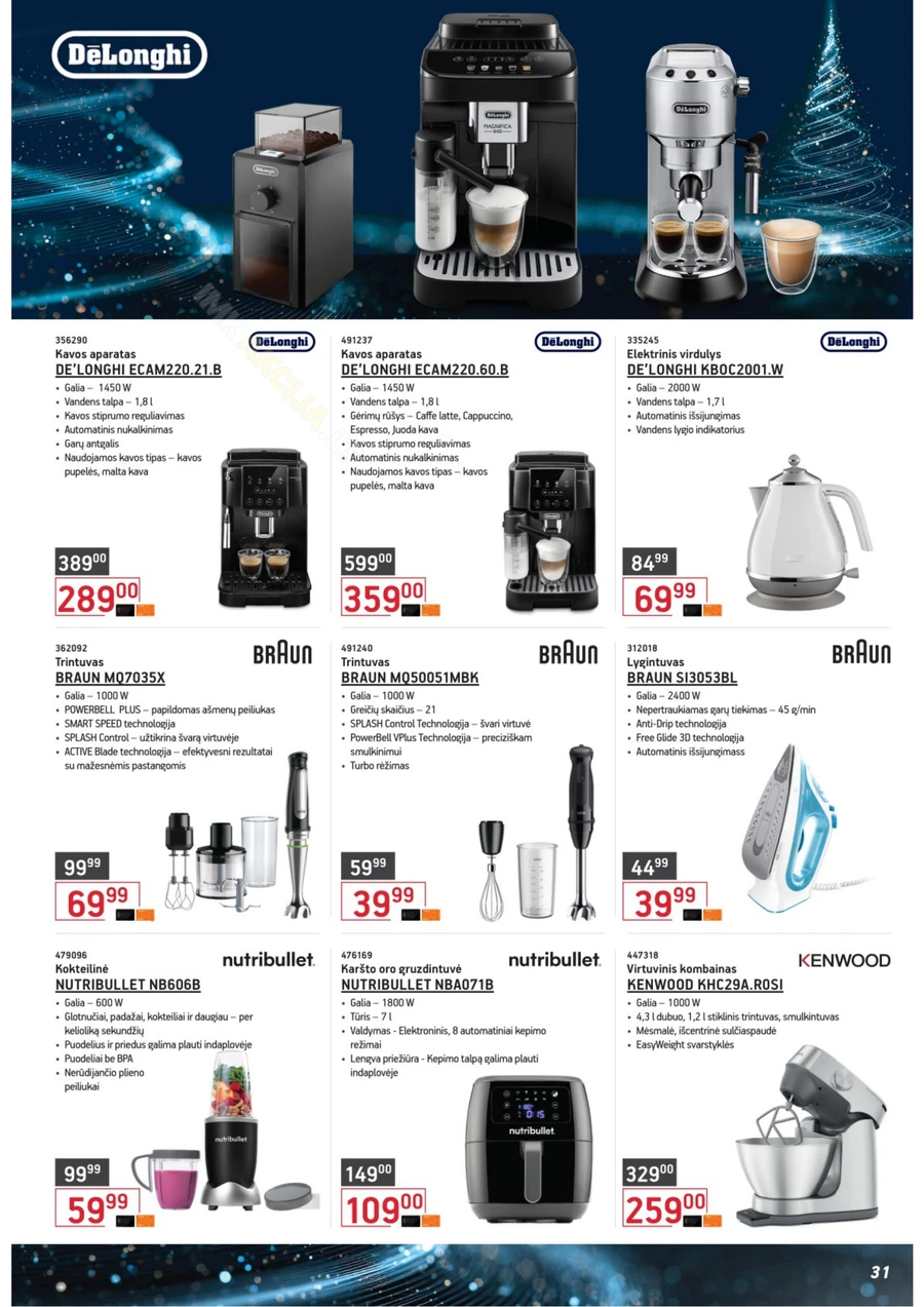 ERMITAŽAS Kalėdinis akcijų katalogas puslapis 31