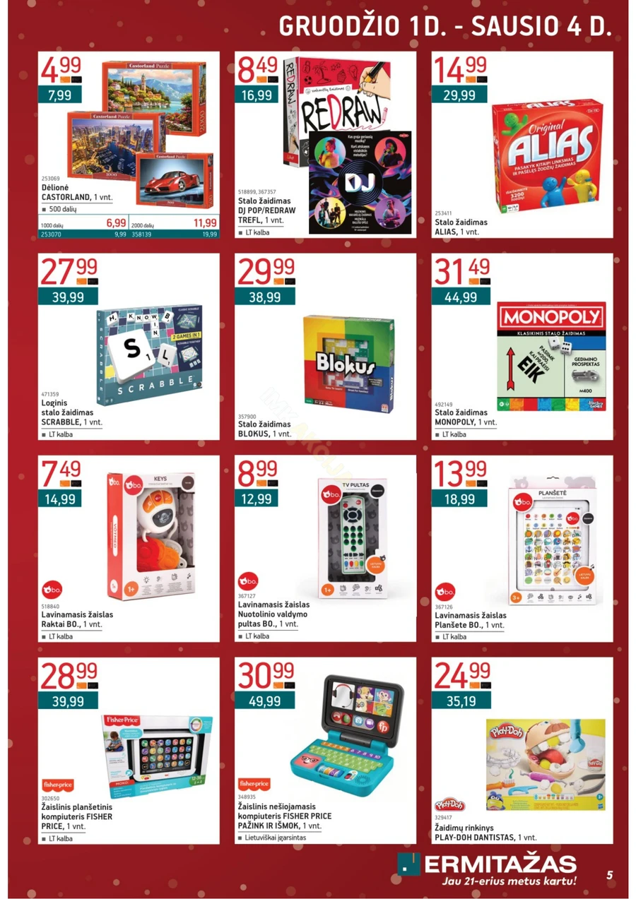 ERMITAŽAS akcijų leidinys Nr. 12 puslapis 5
