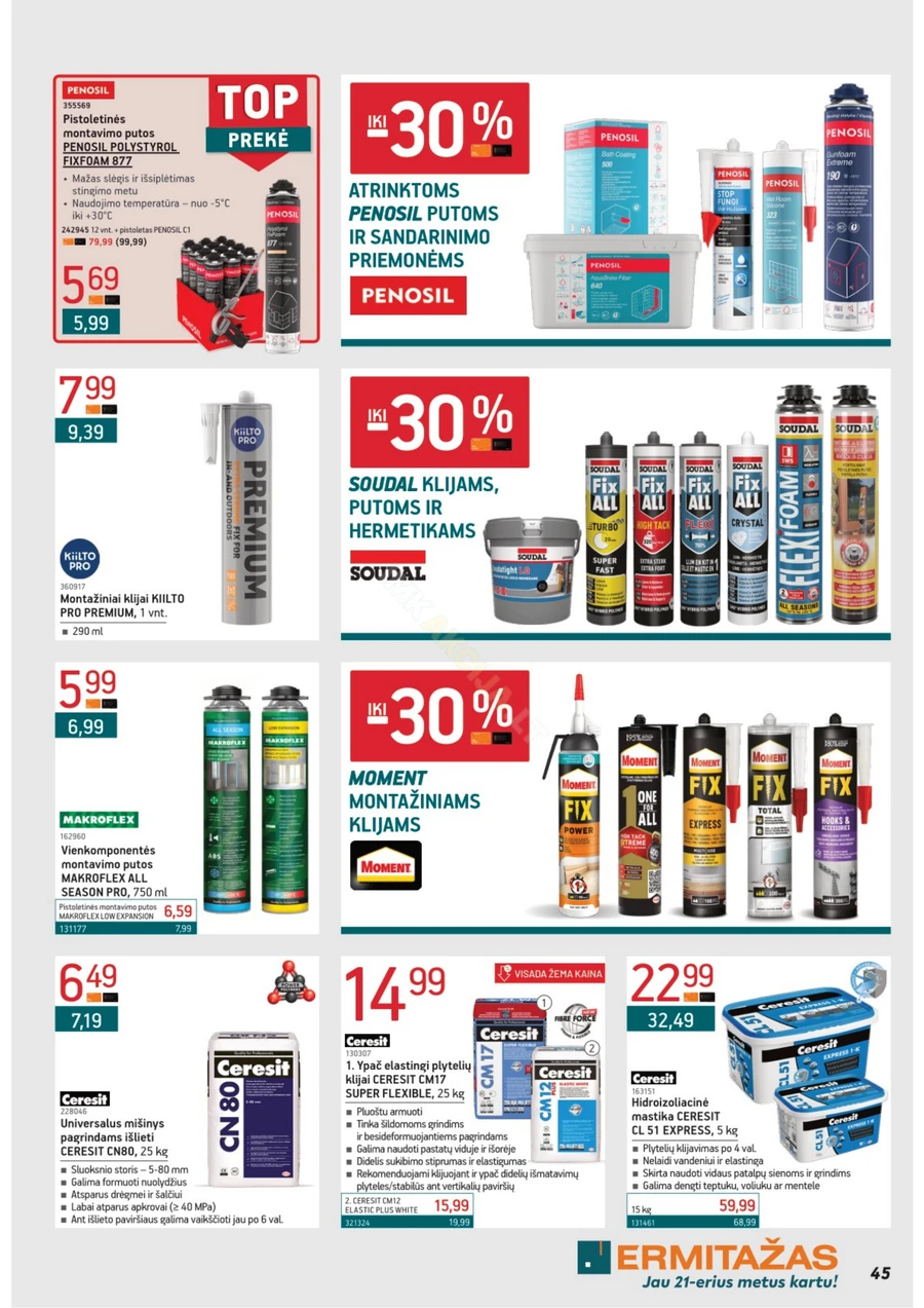 ERMITAŽAS akcijų leidinys Nr. 12 puslapis 45