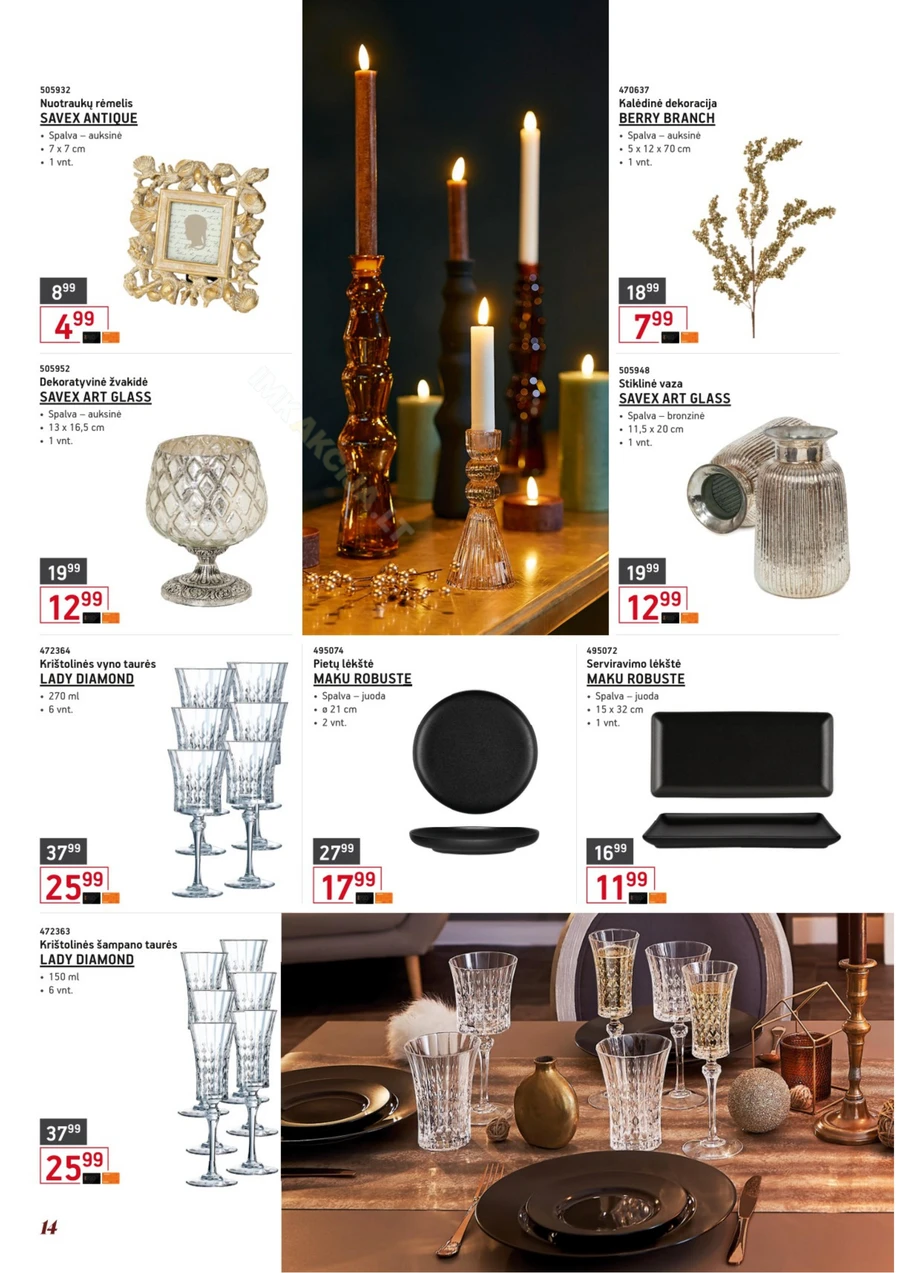 ERMITAŽAS Kalėdinis akcijų katalogas puslapis 14