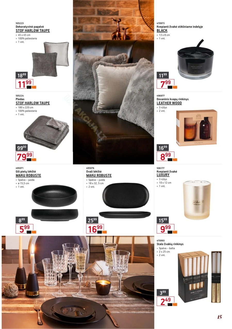 ERMITAŽAS Kalėdinis akcijų katalogas puslapis 15