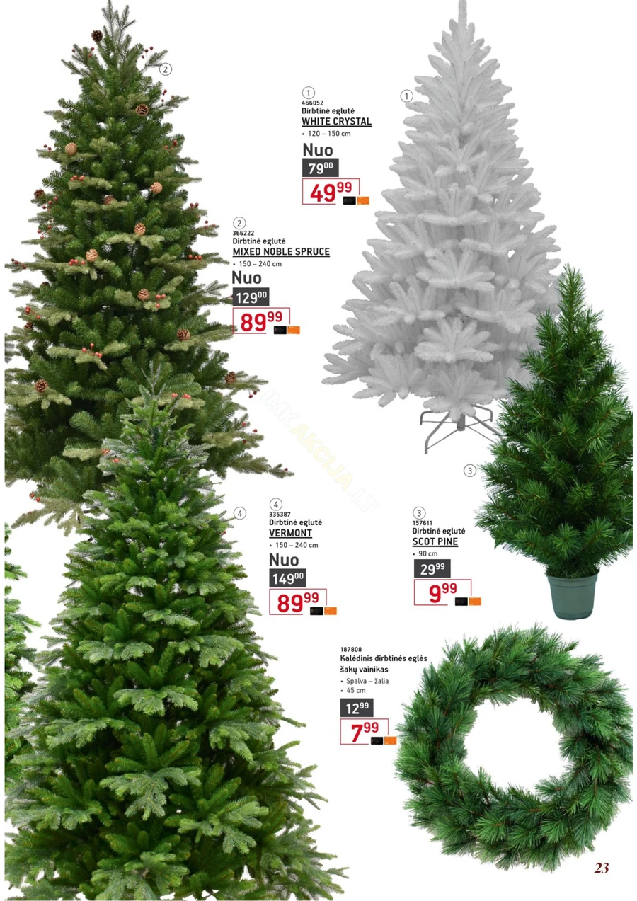 ERMITAŽAS Kalėdinis akcijų katalogas puslapis 23