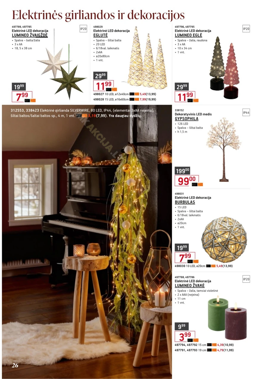 ERMITAŽAS Kalėdinis akcijų katalogas puslapis 26