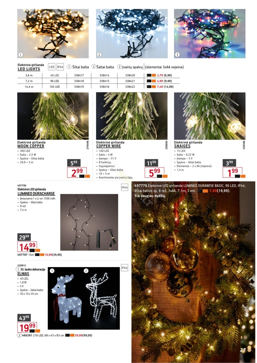 ERMITAŽAS Kalėdinis akcijų katalogas puslapis 27