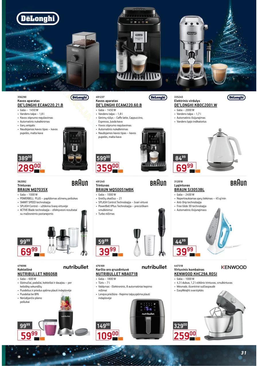 ERMITAŽAS Kalėdinis akcijų katalogas puslapis 31