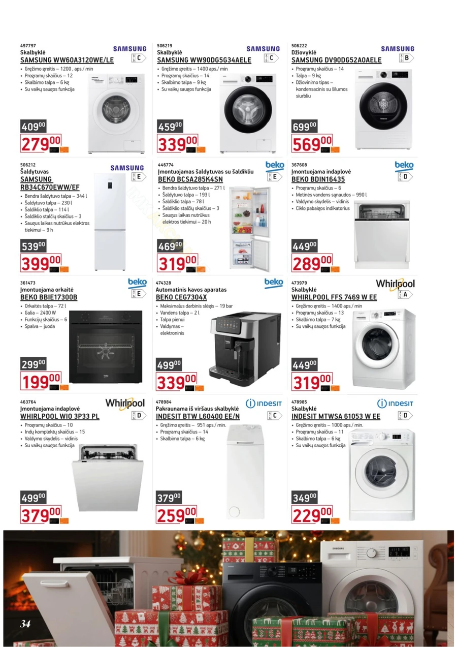 ERMITAŽAS Kalėdinis akcijų katalogas puslapis 34