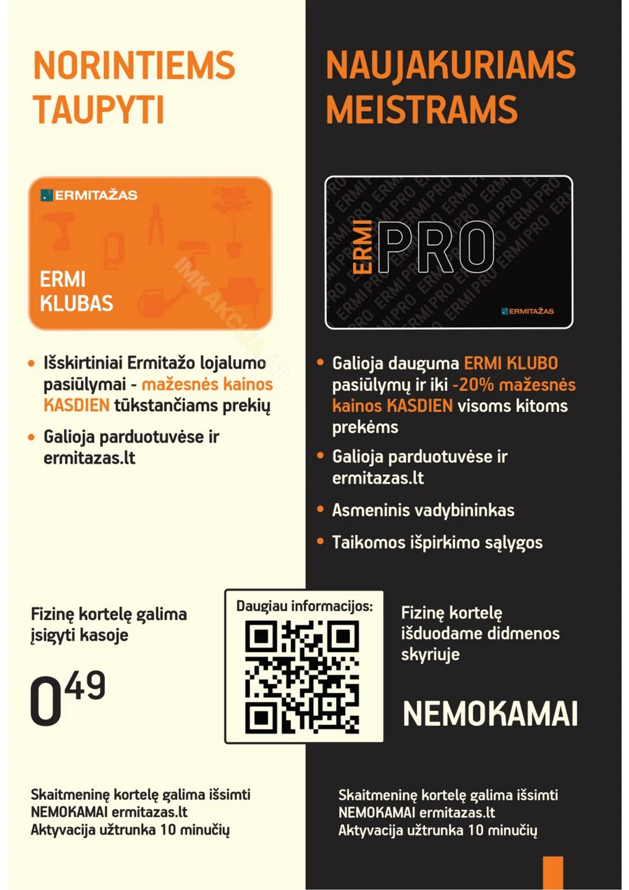 ERMITAŽAS akcijų leidinys Nr. 1 puslapis 2