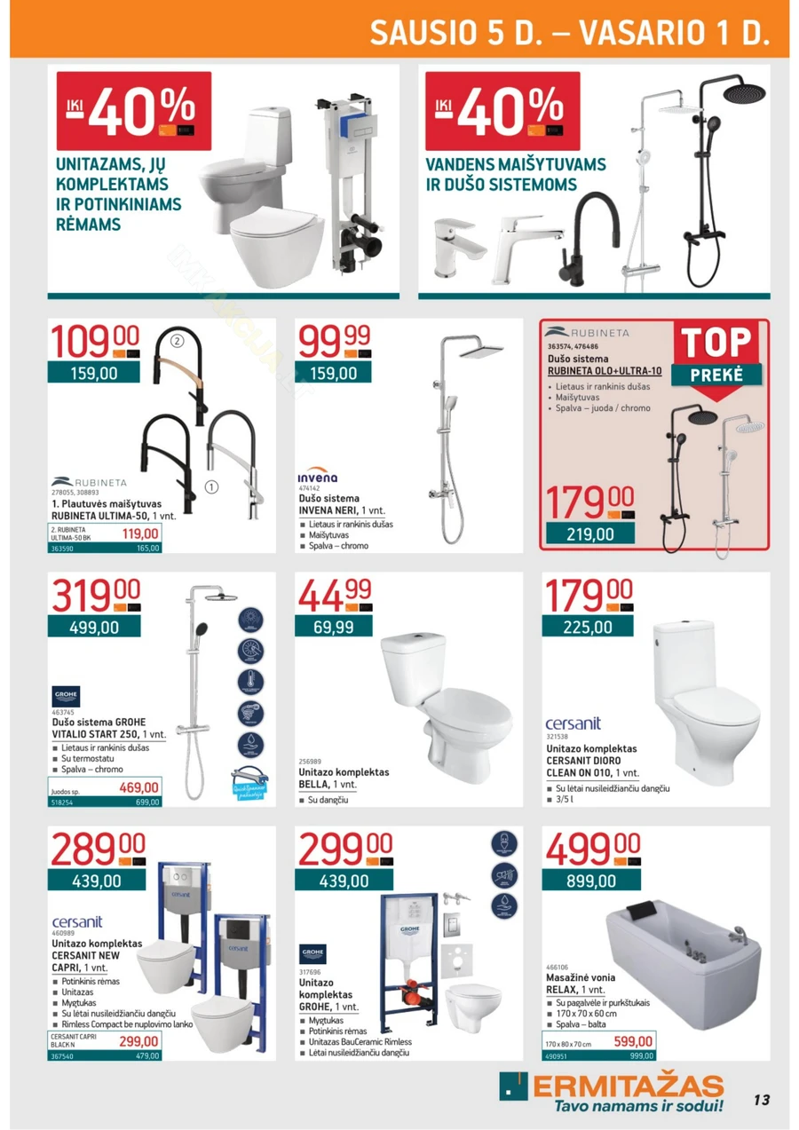 ERMITAŽAS akcijų leidinys Nr. 1 puslapis 13