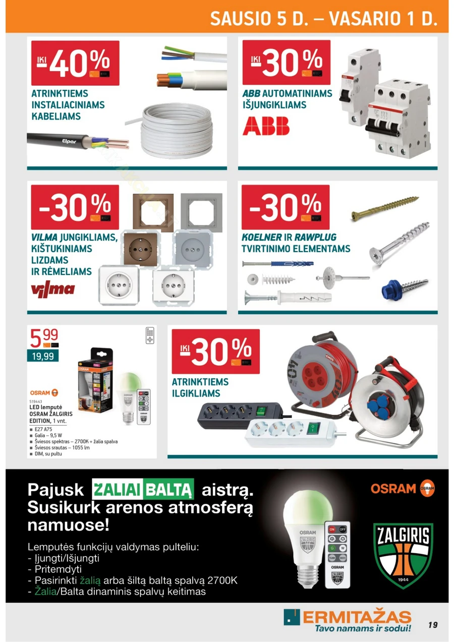 ERMITAŽAS akcijų leidinys Nr. 1 puslapis 19