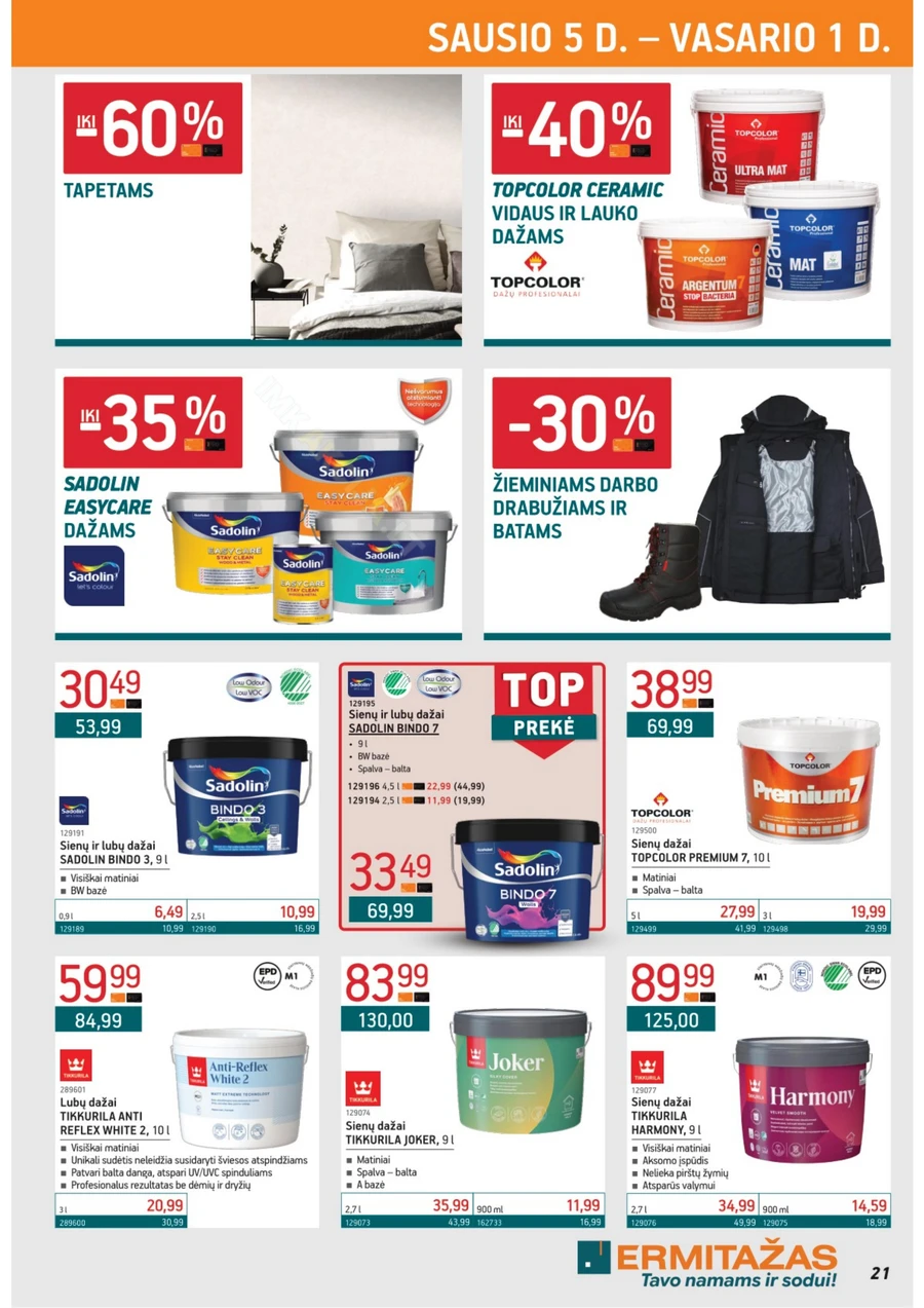 ERMITAŽAS akcijų leidinys Nr. 1 puslapis 21
