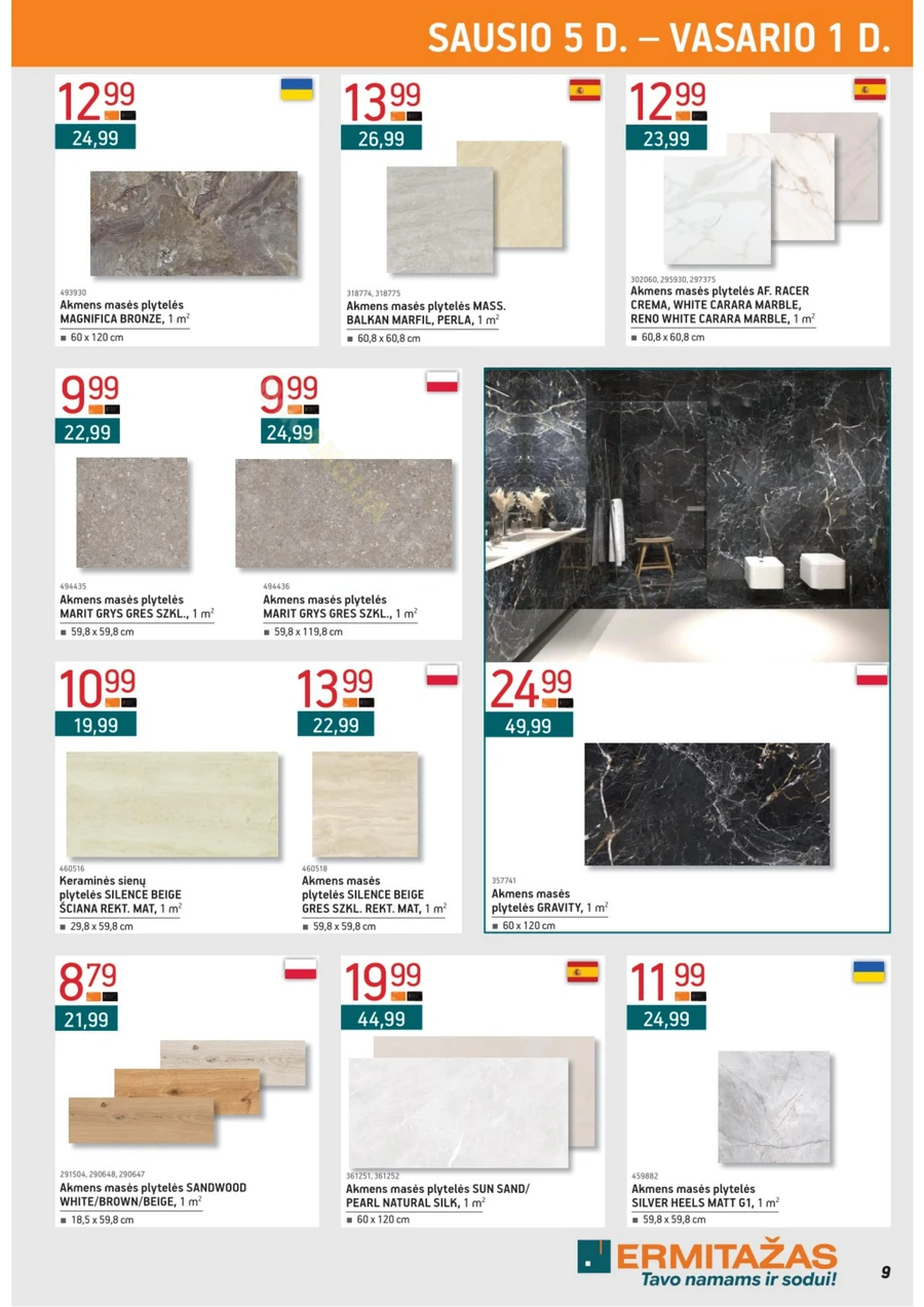 ERMITAŽAS akcijų leidinys Nr. 1 puslapis 9