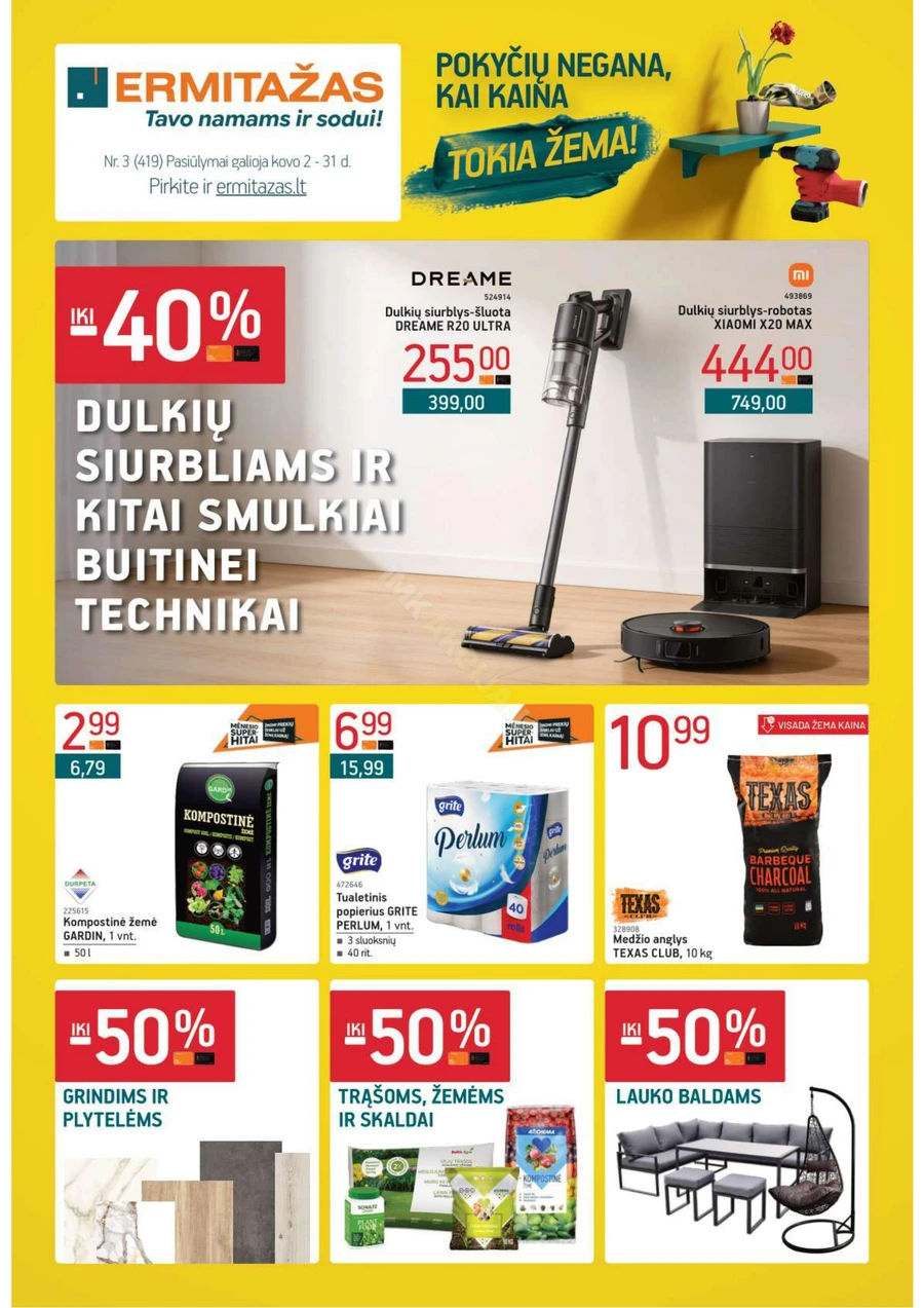 ERMITAŽAS akcijų leidinys Nr. 3 puslapis 1