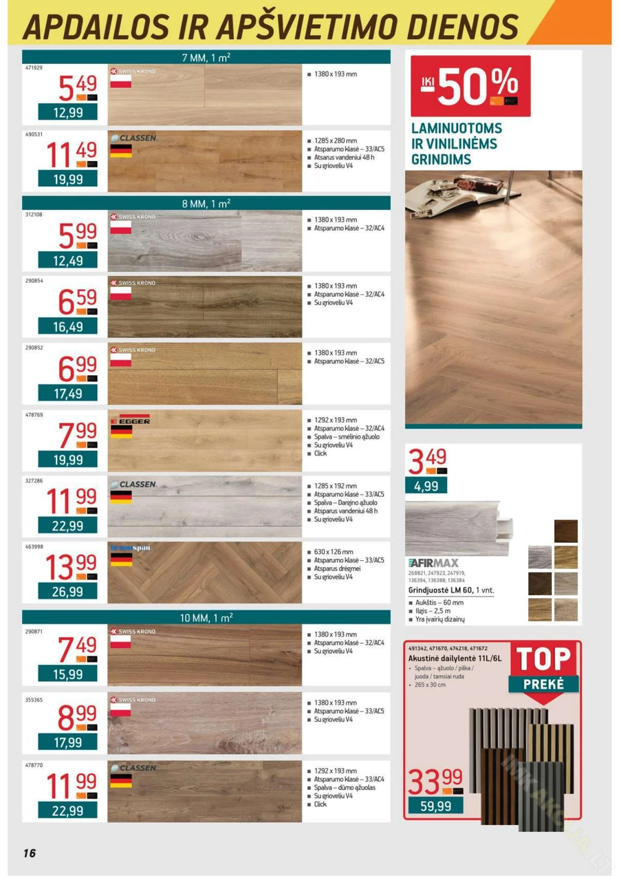 ERMITAŽAS akcijų leidinys Nr. 3 puslapis 16