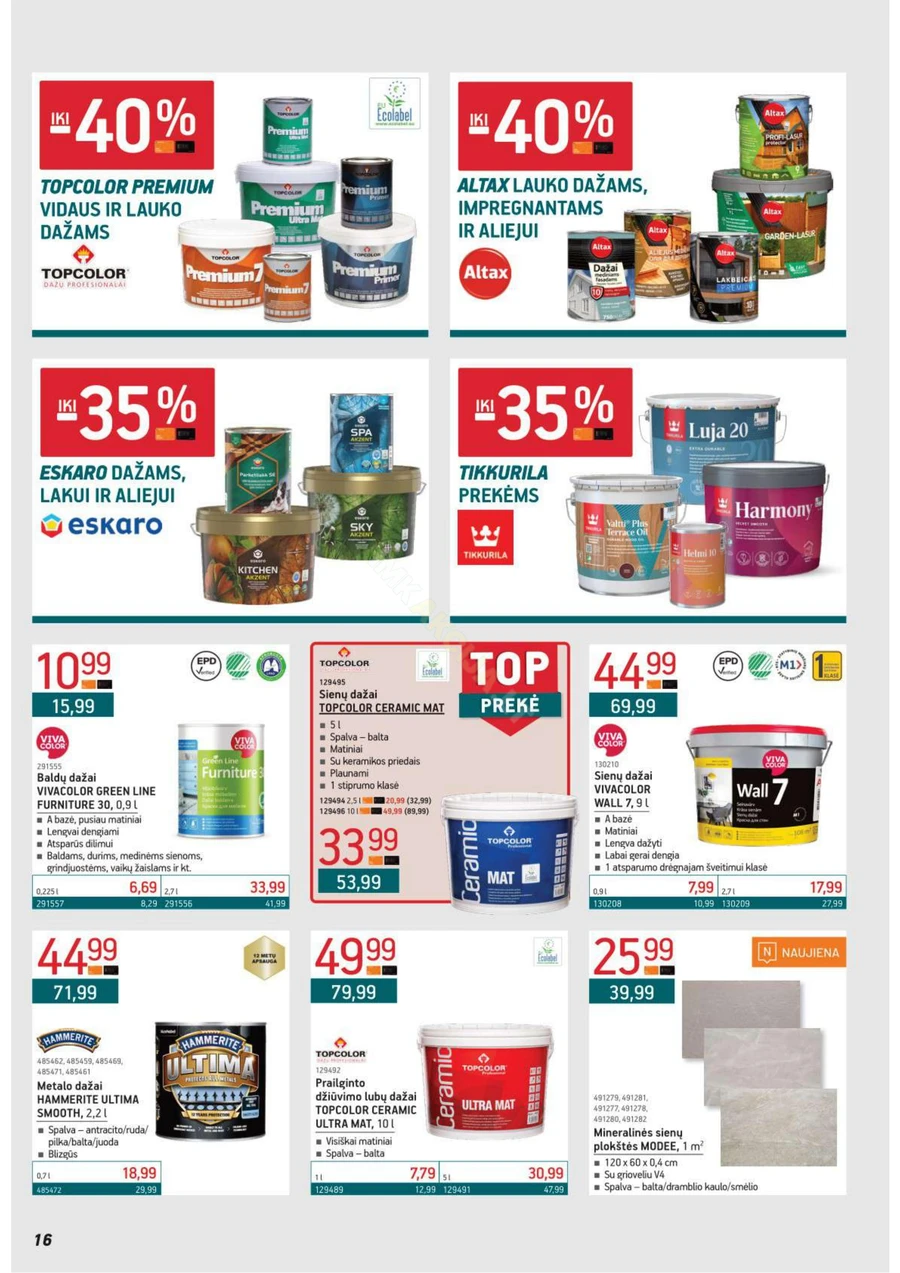 ERMITAŽAS akcijų leidinys Nr. 4 puslapis 16