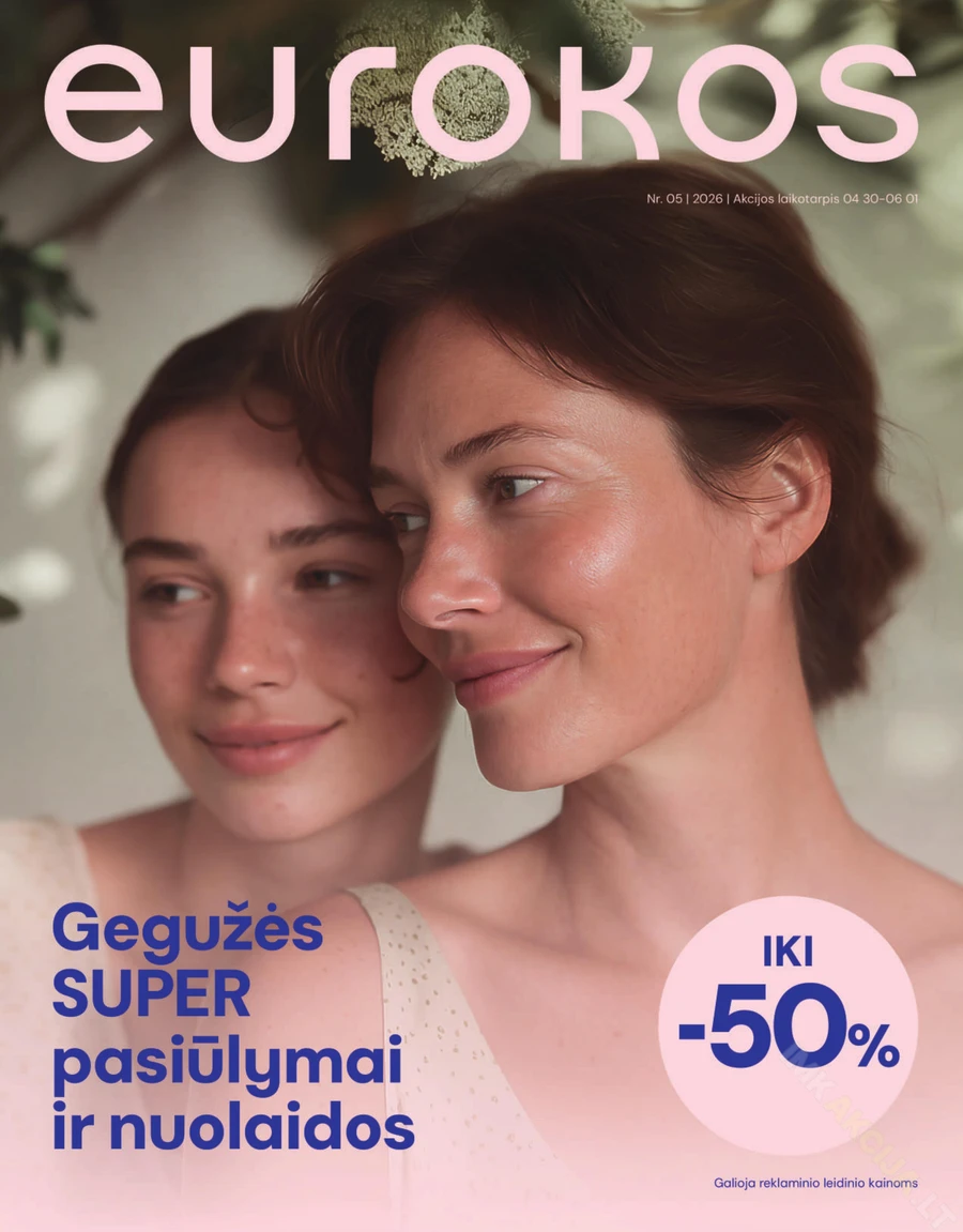 EUROKOS akcijų leidinys puslapis 1