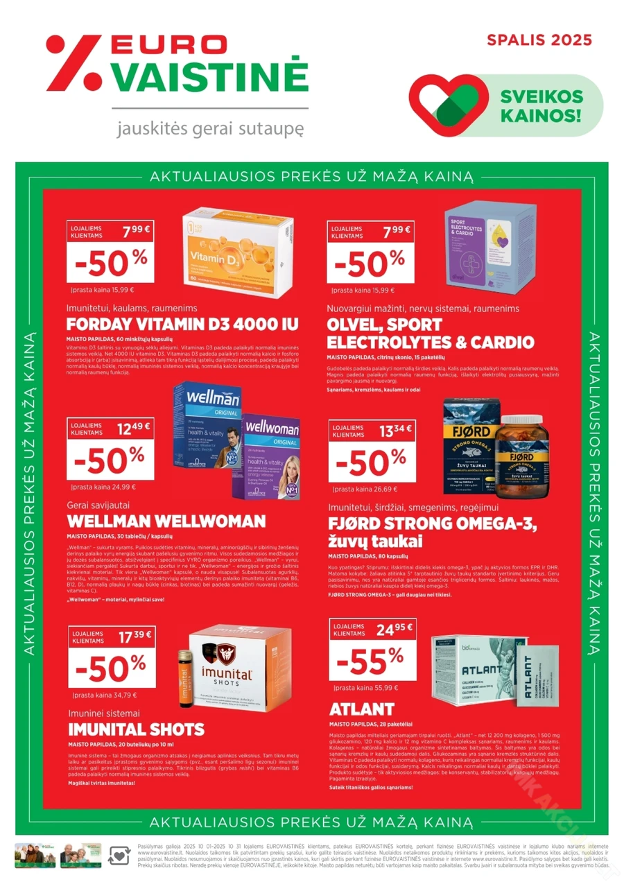 EUROVAISTINĖ akcijų leidinys puslapis 1