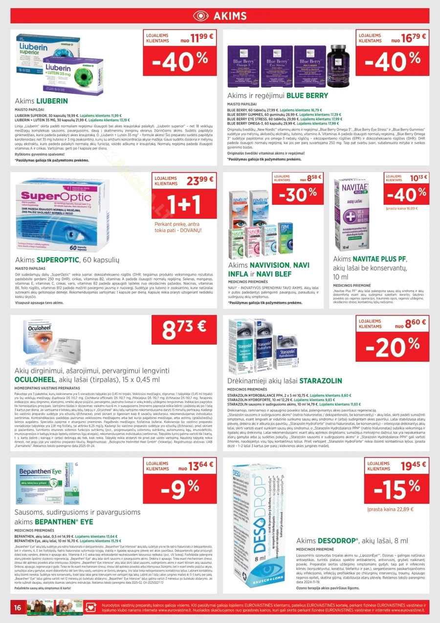 EUROVAISTINĖ akcijų leidinys puslapis 16