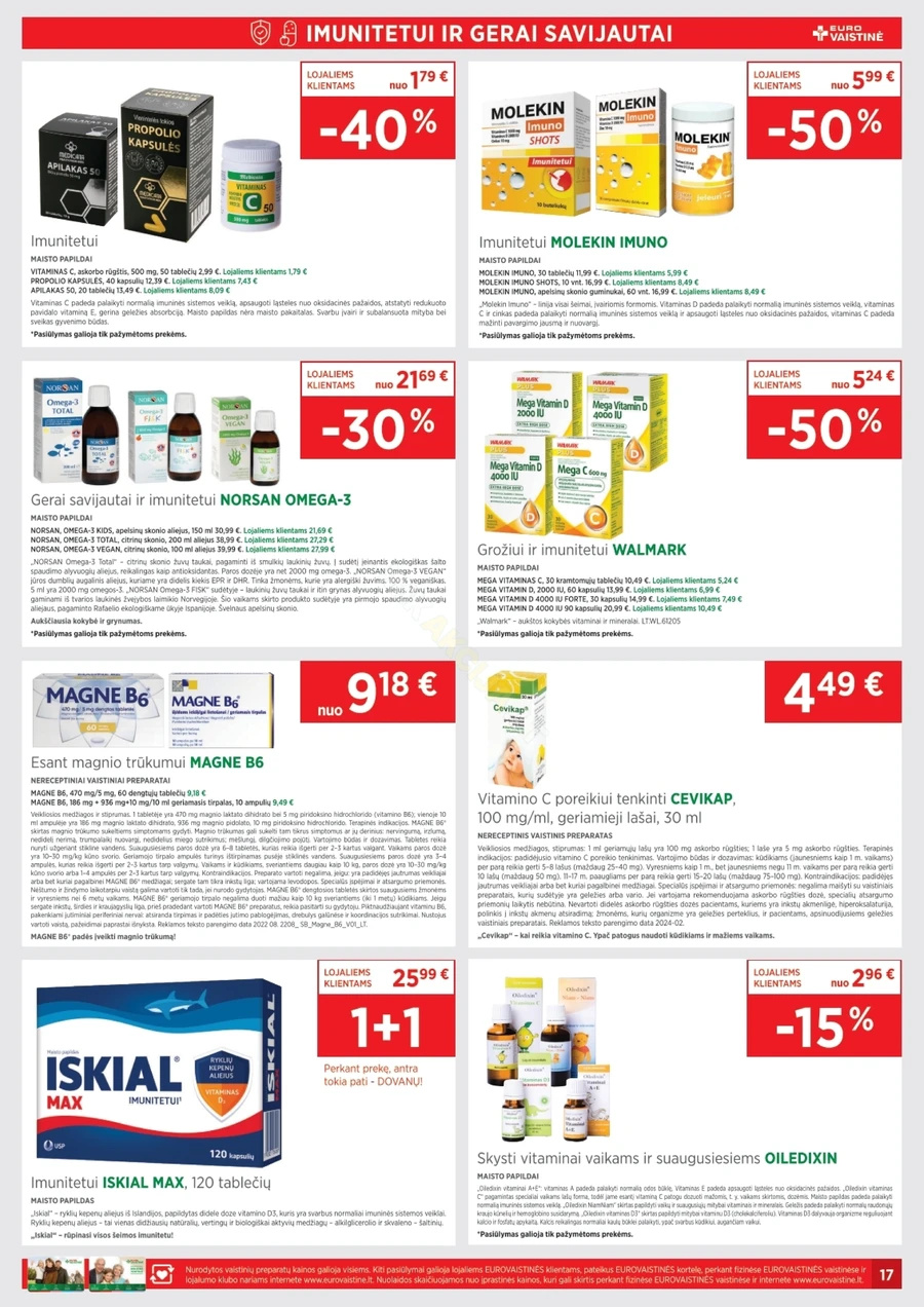 EUROVAISTINĖ akcijų leidinys puslapis 17