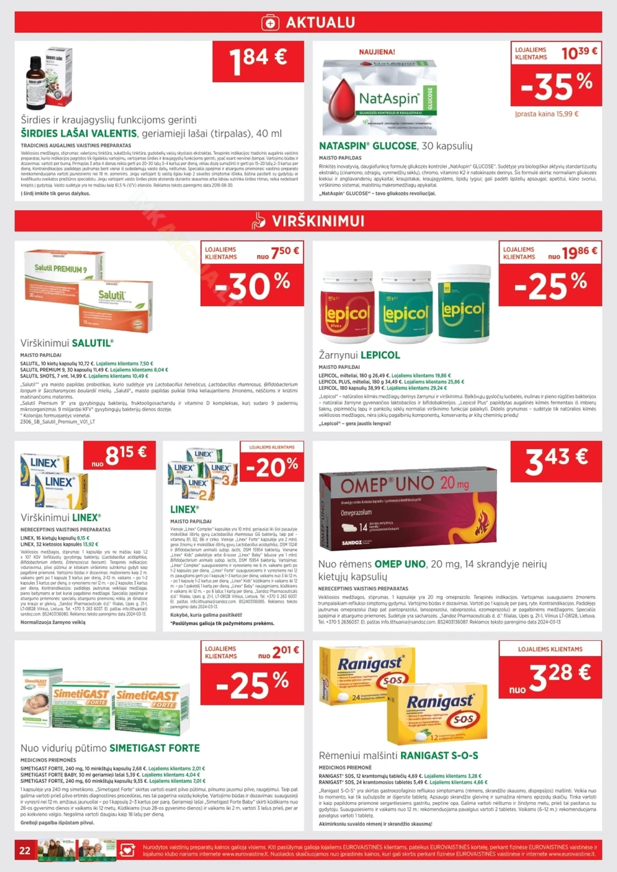 EUROVAISTINĖ akcijų leidinys puslapis 22