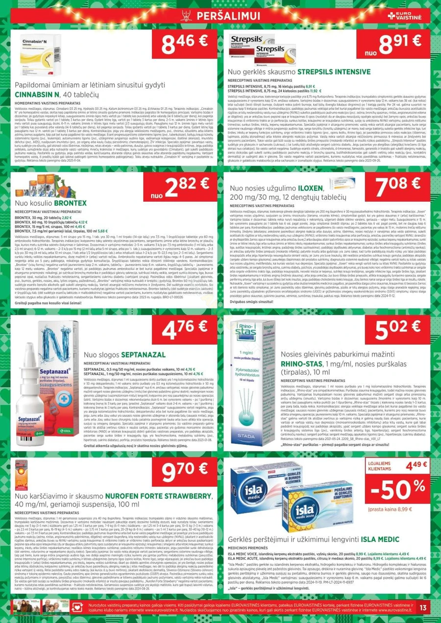EUROVAISTINĖ akcijų leidinys puslapis 13