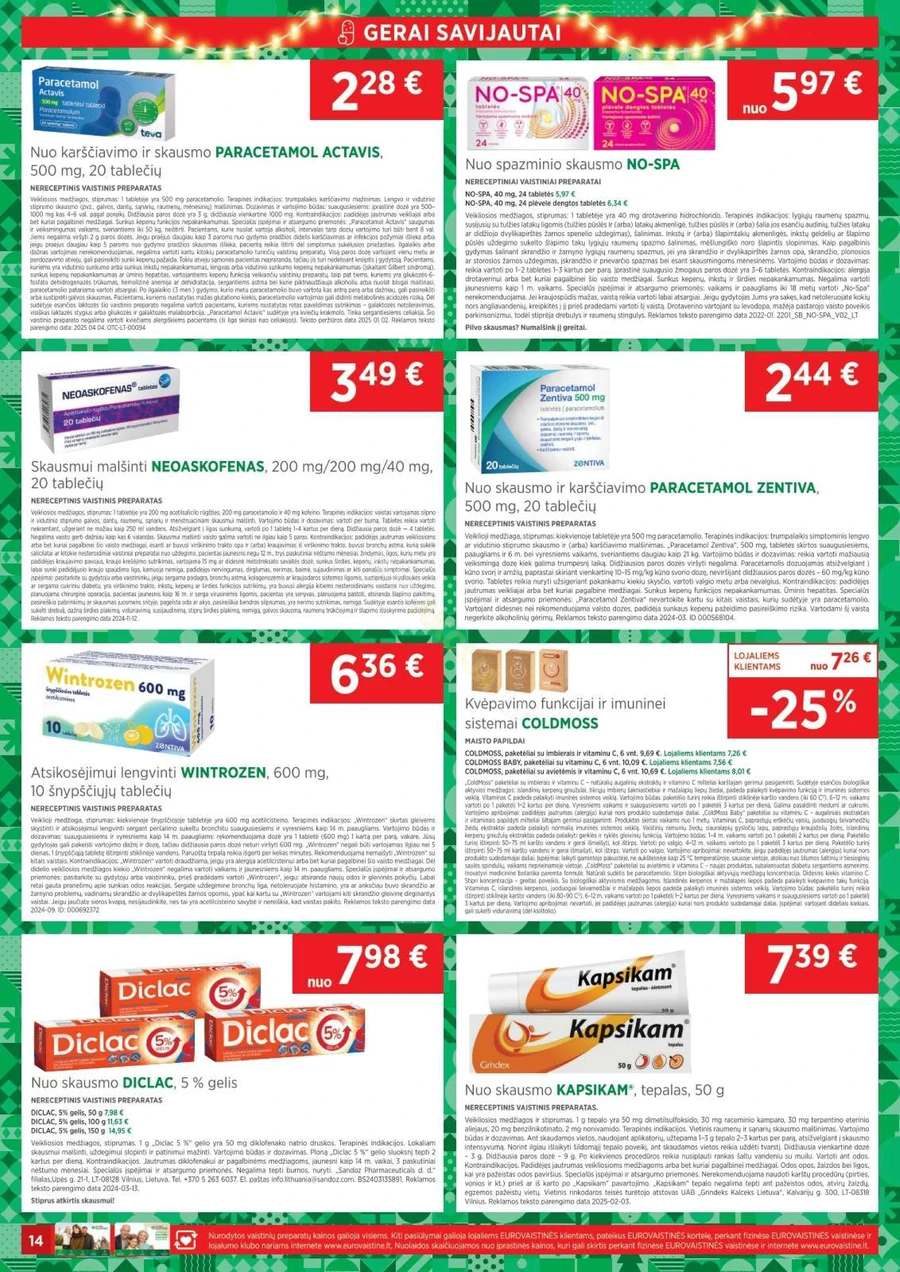 EUROVAISTINĖ akcijų leidinys puslapis 14