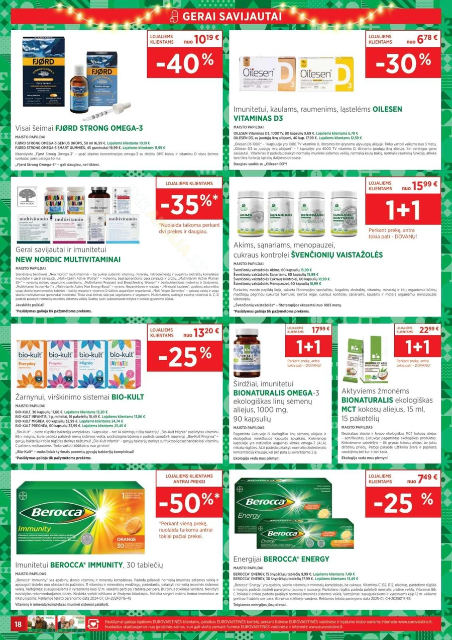 EUROVAISTINĖ akcijų leidinys puslapis 18