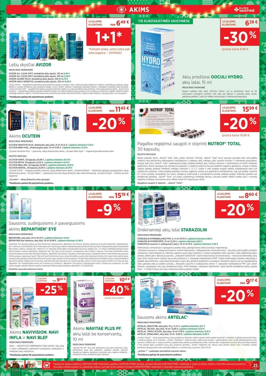 EUROVAISTINĖ akcijų leidinys puslapis 21