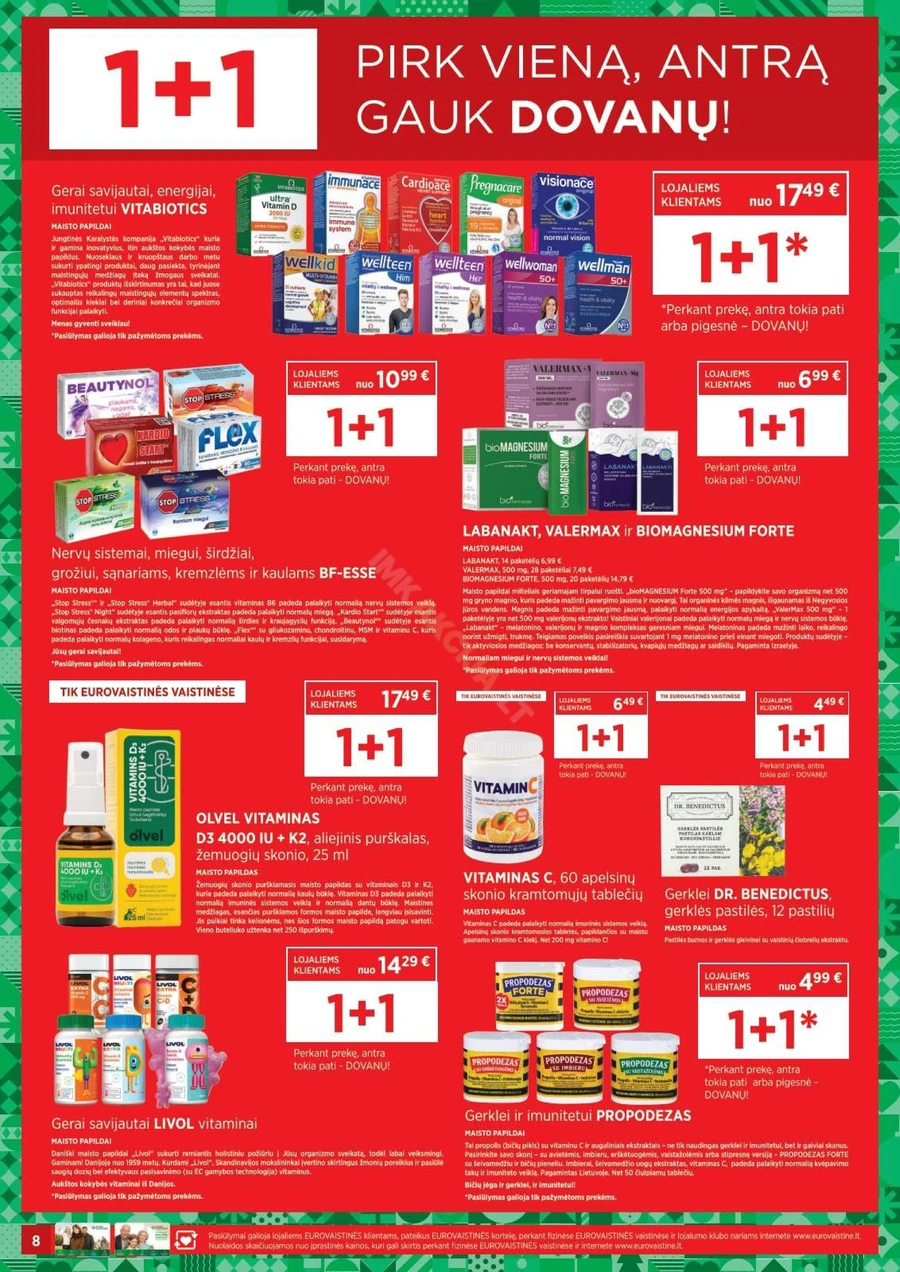 EUROVAISTINĖ akcijų leidinys puslapis 8