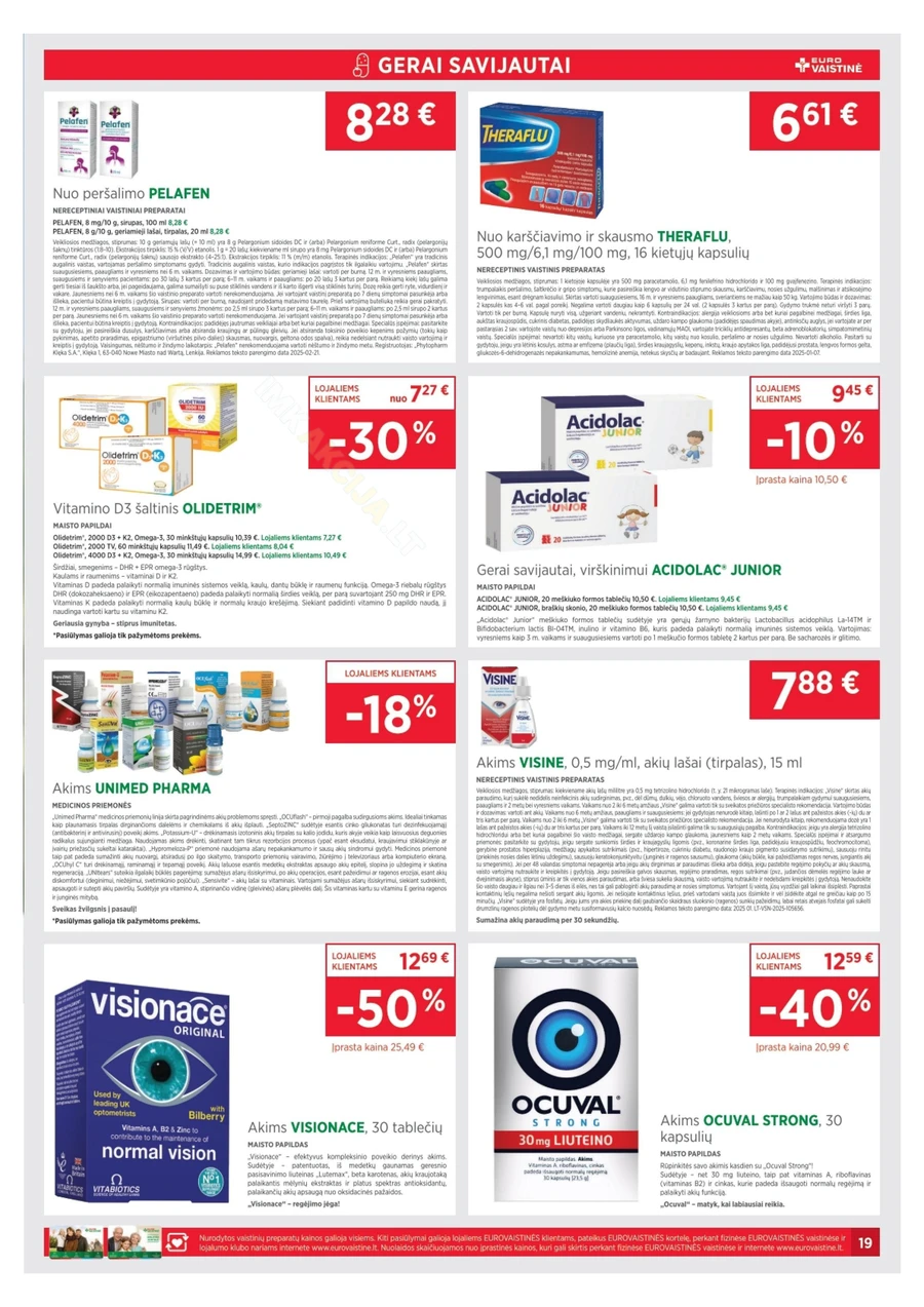 EUROVAISTINĖ akcijų leidinys puslapis 19