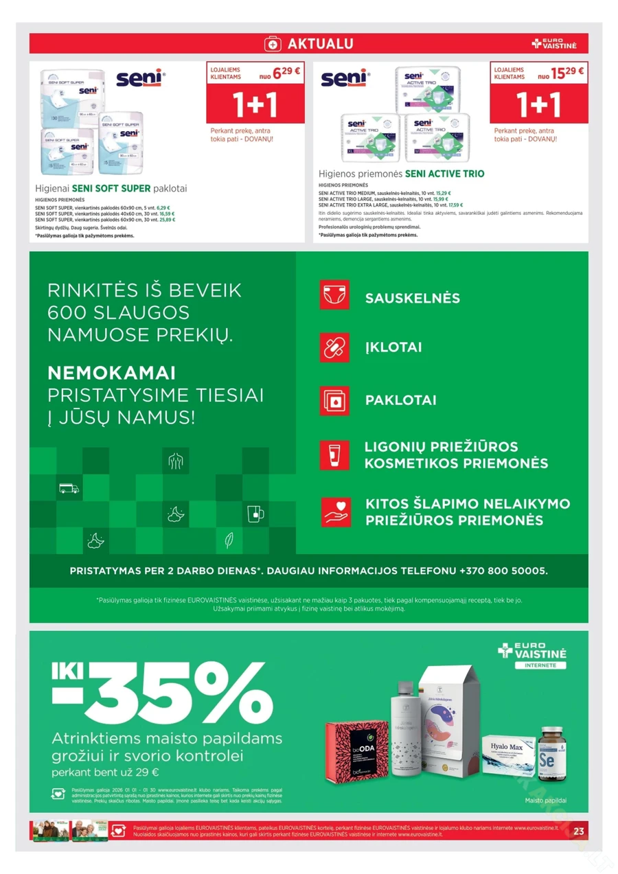 EUROVAISTINĖ akcijų leidinys puslapis 23