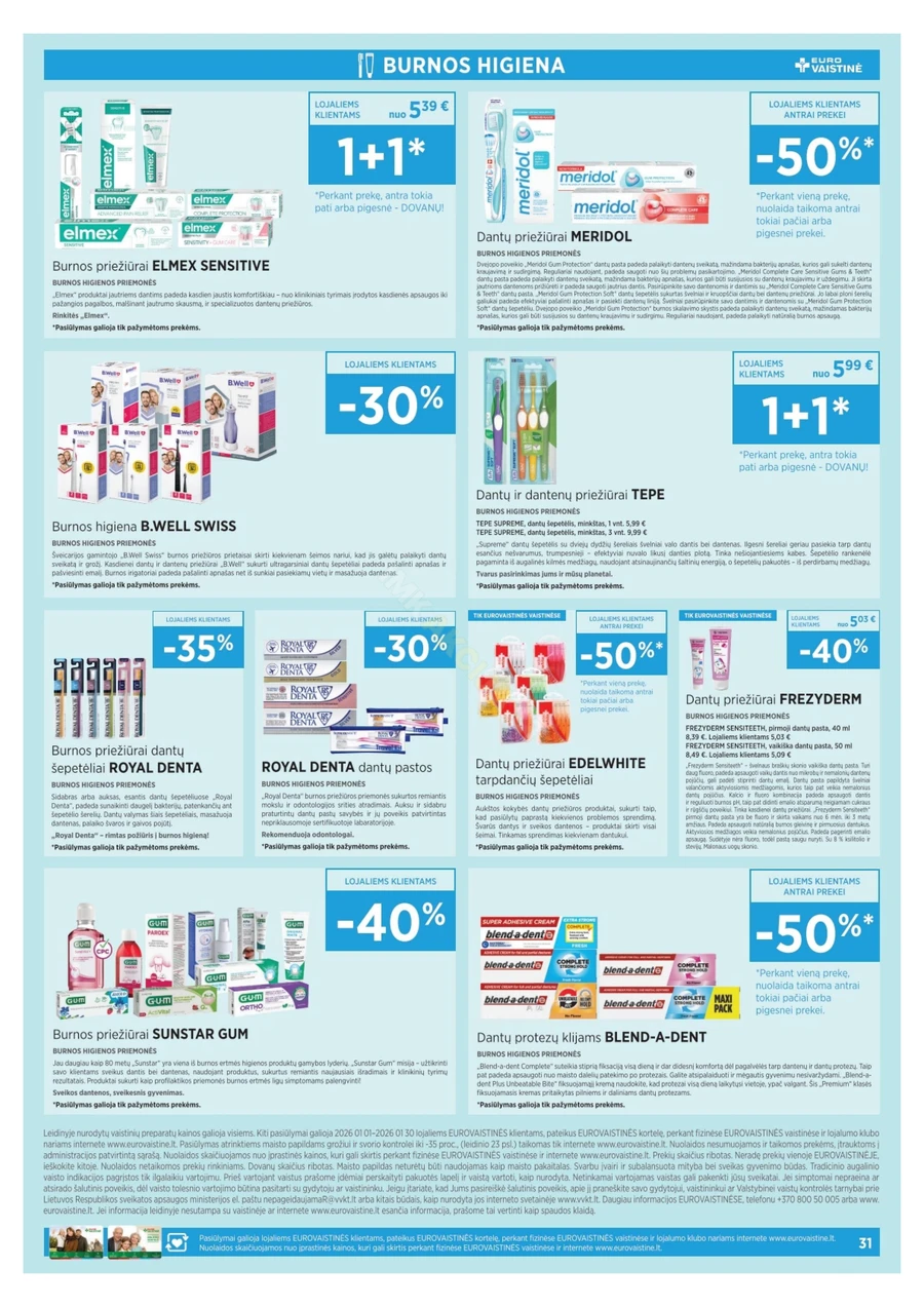 EUROVAISTINĖ akcijų leidinys puslapis 31