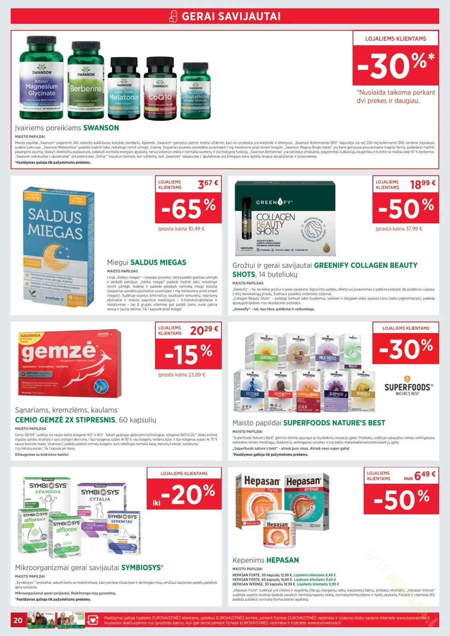 EUROVAISTINĖ akcijų leidinys puslapis 20