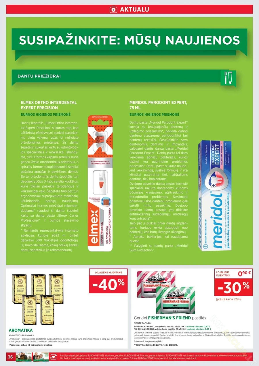 EUROVAISTINĖ akcijų leidinys puslapis 36