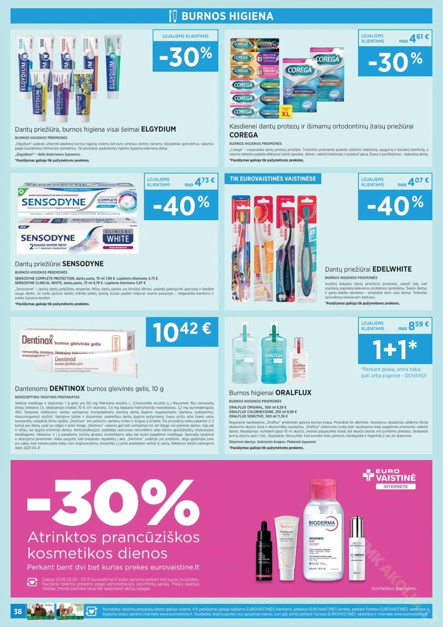 EUROVAISTINĖ akcijų leidinys puslapis 38