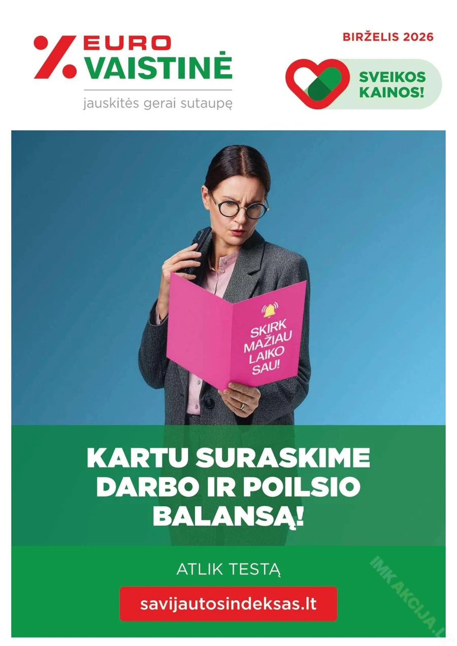 EUROVAISTINĖ akcijų leidinys puslapis 1