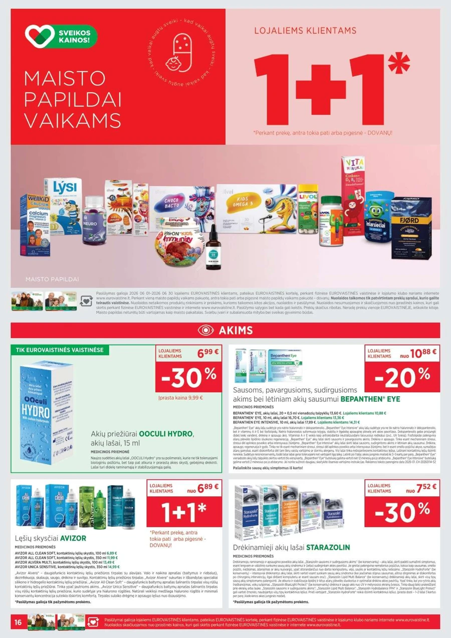EUROVAISTINĖ akcijų leidinys puslapis 16